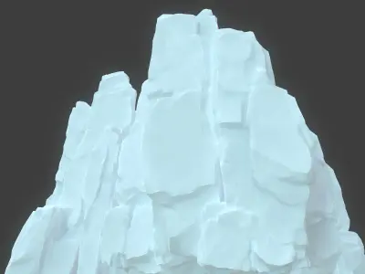 Low poly Modular Iceberg 230428 Low-poly 3D model