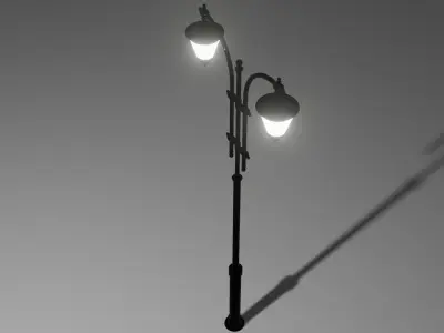 Street Lamp Post 3D model