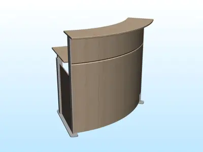 RECEPTION DESK 01 3D model