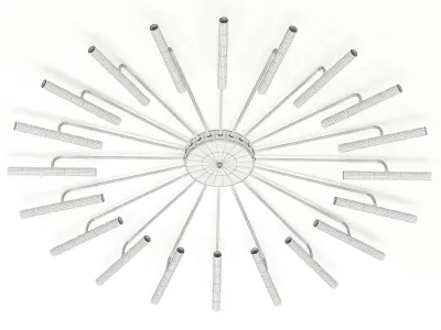 Ceiling chandelier Smart Home 3D model
