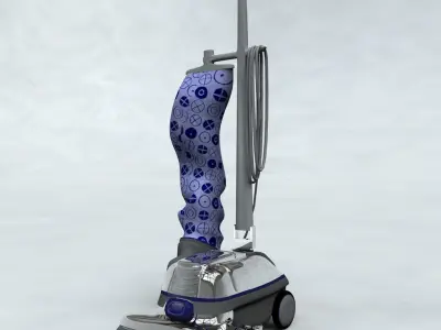 Vacuum Cleaner Violet Free 3D model