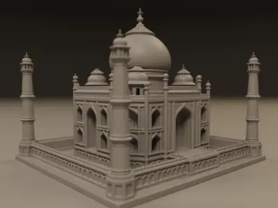 Taj mahal 3D print model