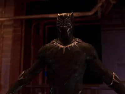 Black Panther Civil War 3D model