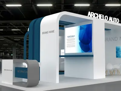 Booth Exhibition 3D model 3D model