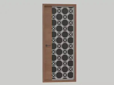 Modern designer door  Free 3D model