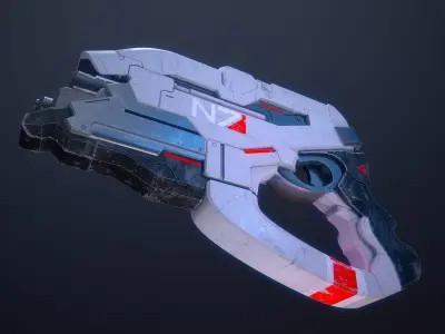 N7 Eagle Mass Effect 3D model