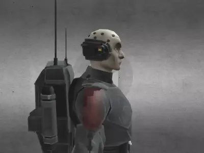 Echo Bad Batch Low-poly 3D model