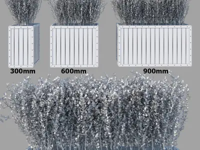 Street bush in a box I 3D model