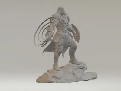 statue Gideon gameplay paragon 3D print model
