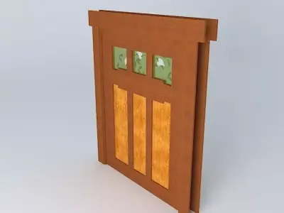 Craftsman Door from Zathura Movie Free 3D model