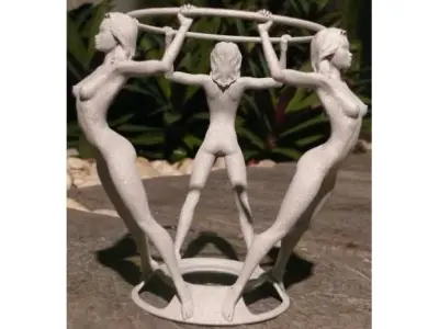 Sexy Girl Oil Warmer 3D print model