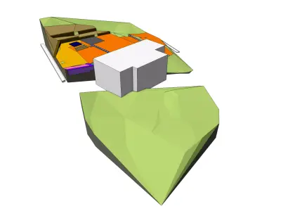 Generic Terrain Context  Conceptual Planning Lay DWG FBX DAE OBJ 3D model