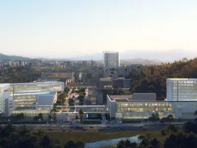 Modern Urban Sports Park Masterplan 3D model