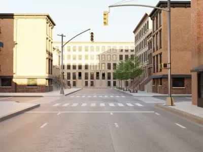 New york Block 3D model