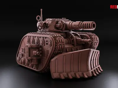 Renegade Legendary Battle Tank - Heretics 3D print model