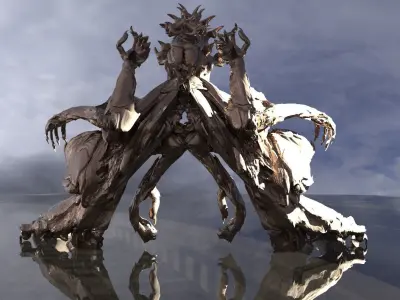 God Hand Dark Arch  3D model