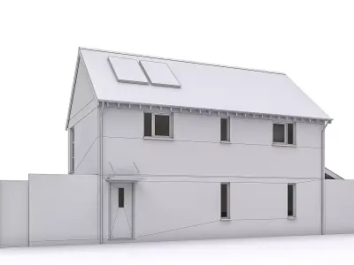 Townhouse 13 Low-poly 3D model