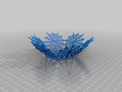 Web Candy bowl Free 3D print model