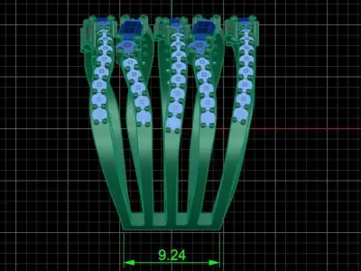 Jewelry ring 436 3D print model