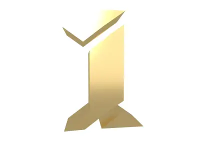 Sci-Fi Number 1 v1 009 Low-poly 3D model