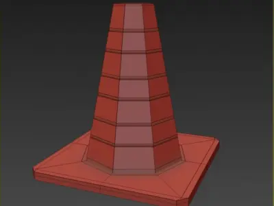 Cone of Road 3D model