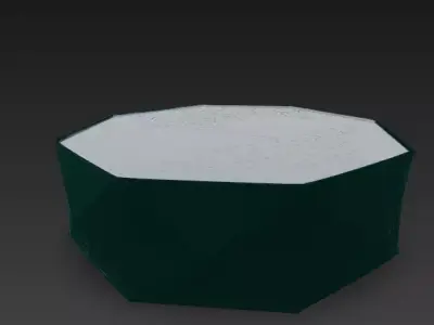 Octagon LED Light or Fixture 3D model