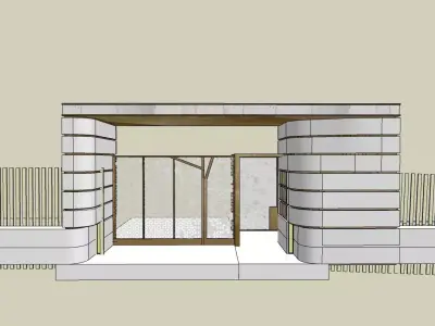Gate House 3D Model 3D model get
