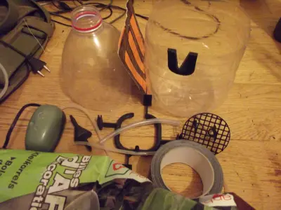 Mini hydro garden recycled 3D print model