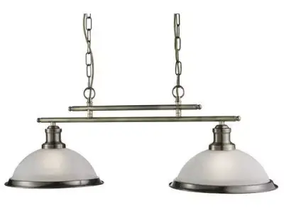 Antique Brass Beverley Light Kitchen Island Linear Pendant 3D model purchase