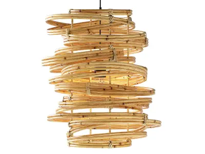 Rattan Lamp 3D model