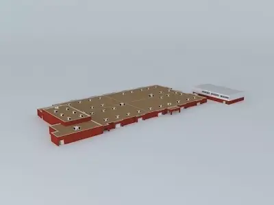 Elementary School Free 3D model