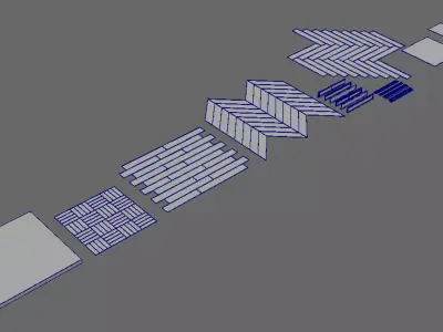 Floors pack - Modular Archviz Floors 3D model