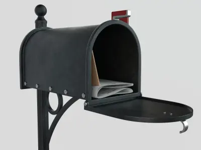 American Mailbox 3D model