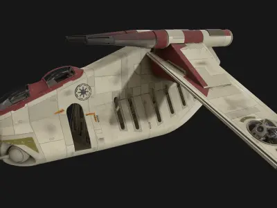 Star Wars - LAAT Low-poly 3D model