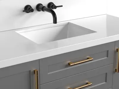 Bathroom Sink Cabinet Vanity 3D model