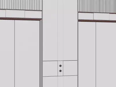 Lift Elevator hall Low-poly 3D model