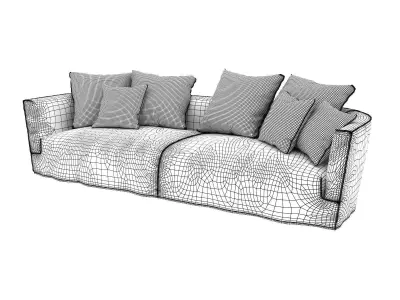 Lov Trend 3 Seater Sofa 3D model