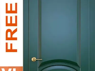 Door frise28 B Free 3D model