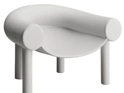 Konstantin Grcic Low-poly 3D model