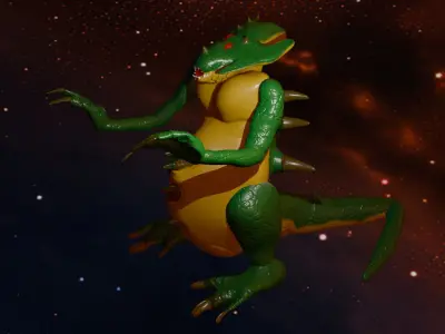 Kraid Low-poly 3D model