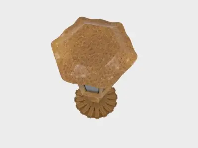 Purely Solar Fence Light 3D model