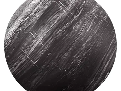 Premium Black Veined Marble Texture Texture
