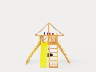 Circus Castle Pkg III Loaded Low-poly 3D model