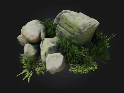 Rocky Haven  Shelter Amid the Stones 3D model