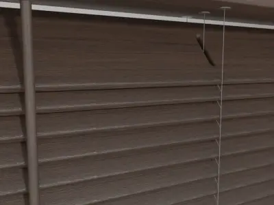 Wooden Blinds 3D model