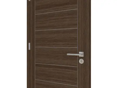 Door-030 modern interior door 3D model