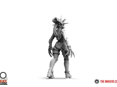 Dark Techno - Arcanus Assassin 3D print model