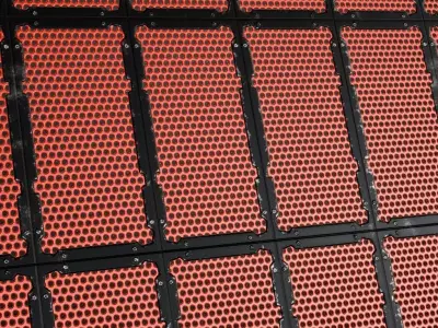 Dark Scratched Perforated Metal PBR SEAMLESS Texture