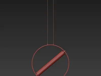 Chandelier pendant light 3D model get
