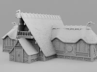 House of viking 3D print model